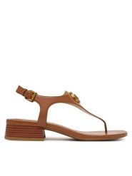 MICHAEL Michael Kors Sandały Mckenzie 40T6MZFS1L Brązowy. Brązowe sandały MICHAEL Michael Kors, bez wzorów, ze skóry, bez obcasa, na płaskiej podeszwie, bez zapięcia. Za 719.99 zł.