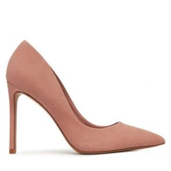 Szpilki Aldo. Brązowe szpilki Aldo, bez wzorów, bez obcasa, na szpilce, bez zapięcia. Za 299.99 zł.
