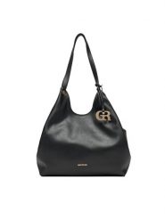 Gino Rossi Torebka CEO-ERIQA-LDA01 Czarny. Czarne shopper Gino Rossi, bez wzorów, z materiału, bez dodatków. Za 329.99 zł.