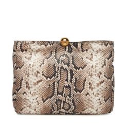 Torebka Furla. Brązowe kopertówki Furla, bez wzorów, bez dodatków. Za 1,489.00 zł.