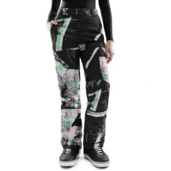 Spodnie snowboardowe damskie P1-W Groot. Brązowe spodnie narciarskie SIROKO, l, bez wzorów, z elastanu, narciarskie. Za 425.00 zł.