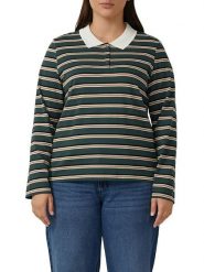 S.Oliver Bluzka w kolorze zielonym rozmiar: 36. Zielone bluzki S.Oliver, s, bez wzorów, z bawełny, bez kołnierzyka, bez ramiączek. Za 73.99 zł.