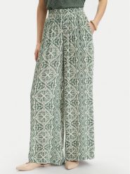 Vero Moda Spodnie materiałowe Menny 10282478 Zielony Wide Leg. Zielone spodnie materiałowe Vero Moda, m, bez wzorów, z materiału. Za 169.99 zł.