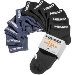 Head Elements Skarpety Sneaker 11-pak, 35-38, Czarny/Granatowy. Czarne skarpety Head, bez wzorów. Za 183.99 zł.