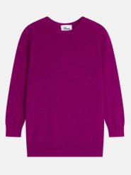 Just Cashmere Kaszmirowy sweter "Janice" w kolorze fioletowym rozmiar: M. Różowe swetry Just Cashmere, m, bez wzorów, z kaszmiru, bez ramiączek. Za 378.54 zł.