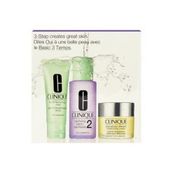Clinique Dramatically Different Moisturizing Cream (W) mydło do twarzy 50ml + płyn złuszczajacy 100ml + krem nawilżający 30ml. Kremy do twarzy Clinique. Za 80.41 zł.
