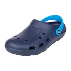 Klapki damskie AQUA-SPEED Lora. Niebieskie klapki Aqua-Speed, bez wzorów, bez obcasa. Za 49.99 zł.