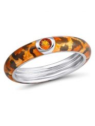 Les Favorites Srebrny pierścionek z cyrkoniami rozmiar: 50. Brązowe pierścionki Les Favorites, z cyrkonią, srebrne. Za 73.99 zł.