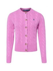 Polo Ralph Lauren Kardigan z zawartością kaszmiru Kobiety Kaszmir wyrazisty róż, L. Czerwone kardigany Polo Ralph Lauren, l, bez wzorów, z kaszmiru. Za 1,199.95 zł.