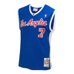 Koszulka NBA Los Angeles Clippers Lamar Odom. Niebieskie bluzki Mitchell & Ness, bez wzorów, sportowe, bez kołnierzyka, bez ramiączek. Za 513.50 zł.