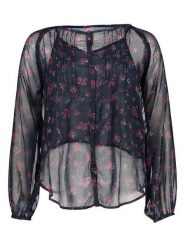 Pepe Jeans Bluzka w kolorze granatowym rozmiar: L. Niebieskie bluzki Pepe Jeans, l, bez wzorów, z jeansu, bez kołnierzyka, bez ramiączek. Za 79.21 zł.