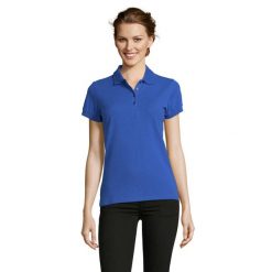Damska Koszulka Polo People. Niebieskie koszulki polo SOL'S, m, bez wzorów, bez kołnierzyka, bez ramiączek. Za 95.99 zł.