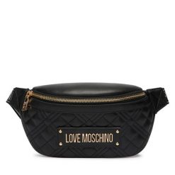 Nerka LOVE MOSCHINO. Czarne torebki klasyczne Love Moschino, bez wzorów, bez dodatków. Za 679.99 zł.