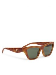 Coach Okulary przeciwsłoneczne 0HC8449U 577482 Brązowy. Brązowe okulary przeciwsłoneczne Coach, bez wzorów. Za 569.99 zł.