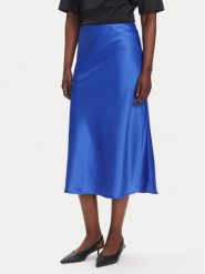 YAS Spódnica trapezowa Pella 26030737 Niebieski Regular Fit. Niebieskie spódnice YAS, s, bez wzorów, z syntetyku, trapezowe. Za 229.99 zł.