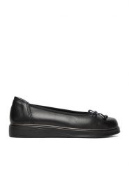 Go Soft Baleriny CEO-RST-9229-01 Czarny. Czarne baleriny GO SOFT, bez wzorów, ze skóry, bez obcasa. Za 189.99 zł.