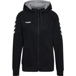 Bluza z kapturem do piłki ręcznej damska Hummel Go Cotton Zip Hoodie Woman. Niebieskie bluzy Hummel, xs, bez wzorów, z bawełny, z kapturem. Za 234.00 zł.