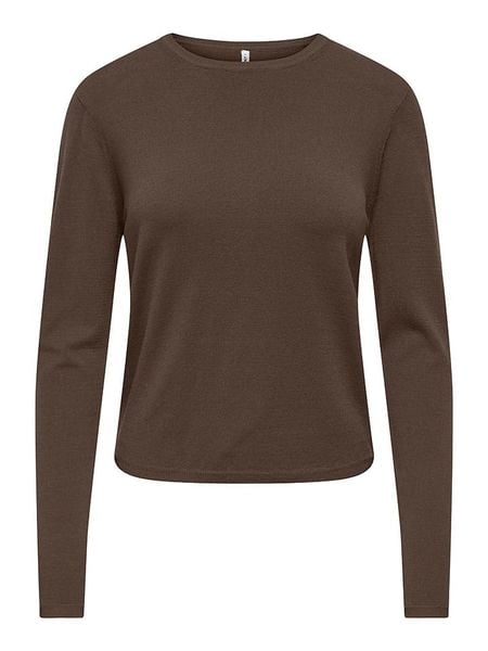 ONLY Sweter w kolorze brązowym rozmiar: XS. Brązowe swetry Only, xs, bez wzorów, bez ramiączek. Za 98.95 zł.