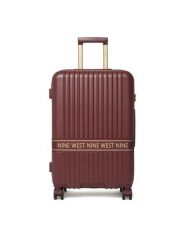 Nine West Walizka średnia CEO-NW-M-002-10 Bordowy. Czerwone walizki Nine West, bez wzorów, średnie. Za 359.99 zł.