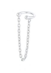 Elli Damski naszyjnik Earcuff Necklace Filigranowy Elegant w 925 Sterling Silver Pozłacany Kolczyki 1 ct. Szare naszyjniki Elli, pozłacane. Za 243.99 zł.