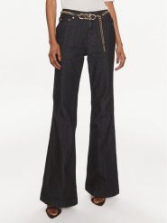 MICHAEL Michael Kors Jeansy MS39041M24 Granatowy Flared Fit. Niebieskie jeansy MICHAEL Michael Kors, m, bez wzorów. Za 749.99 zł.