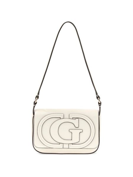 Guess Torebka 183372 Biały. Białe listonoszki Guess, z aplikacjami, bez dodatków. Za 544.99 zł.