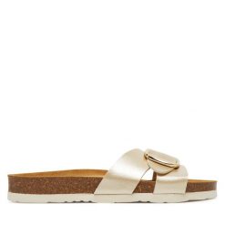 Klapki Dr. Brinkmann. Brązowe klapki Dr. Brinkmann, bez wzorów, bez obcasa. Za 239.99 zł.