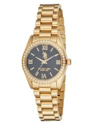 U.S. Polo Assn. Zegarek kwarcowy w kolorze złoto-szarym rozmiar: onesize. Szare, analogowe zegarki U.S. Polo Assn., metalowe. Za 217.99 zł.