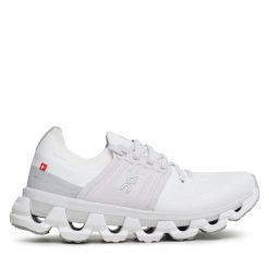 Buty do biegania On. Białe obuwie sportowe On, bez zapięcia, do biegania. Za 759.99 zł.