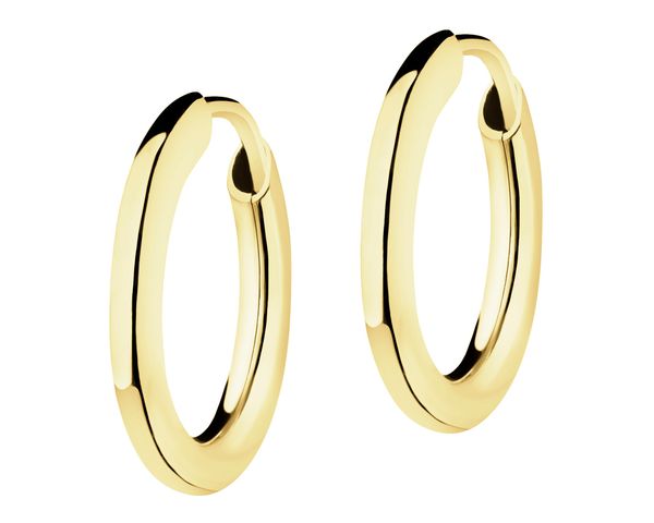 Złote kolczyki - koła. Żółte kolczyki Apart, złote. Za 549.00 zł.