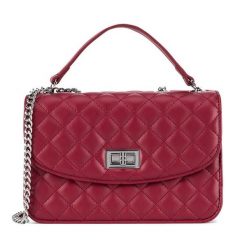 Torebka Badura. Czerwone torebki klasyczne Badura, bez wzorów, bez dodatków. Za 199.99 zł.