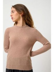 AUTHENTIC CASHMERE Kaszmirowy sweter "Bella" w kolorze karmelowym rozmiar: XXL. Brązowe swetry AUTHENTIC CASHMERE, xxl, bez wzorów, z kaszmiru, bez ramiączek. Za 347.99 zł.
