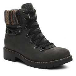 Trapery Rieker. Szare trapery i śniegowce Rieker. Za 269.99 zł.