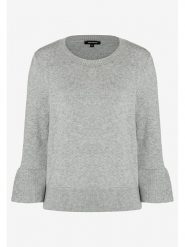 More & More Sweter w kolorze szarym rozmiar: 40. Szare swetry More & More, s, bez wzorów, z wiskozy, bez ramiączek. Za 153.71 zł.