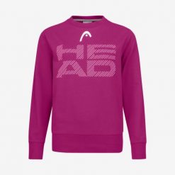 Bluza damska Rally Sweatshirt. Czerwone bluzy Head, xs, bez wzorów, z bawełny, bez kaptura. W wyprzedaży za 161.00 zł.