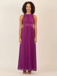 APART Sukienka w kolorze fioletowym rozmiar: 40. Różowe sukienki Apart, bez wzorów, bez kołnierzyka, bez ramiączek, maxi. Za 227.85 zł.