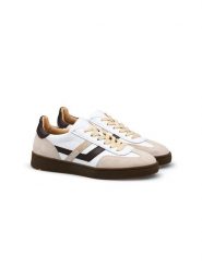 LLOYD Skórzane sneakersy w kolorze biało-beżowo-czarnym rozmiar: 39. Białe trampki LLOYD, bez wzorów, bez zapięcia. Za 303.78 zł.