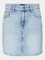 Vero Moda Spódnica jeansowa Tessa 10301536 Niebieski Regular Fit. Niebieskie spódnice Vero Moda, xs, bez wzorów, z bawełny. Za 129.99 zł.