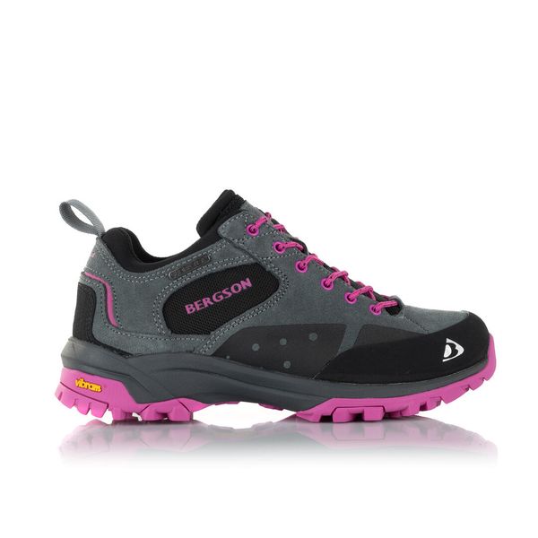 Buty turystyczne niskie damskie Soira Low STX. Czerwone trekkingi BERGSON, z gumy, trekkingowe. Za 319.00 zł.