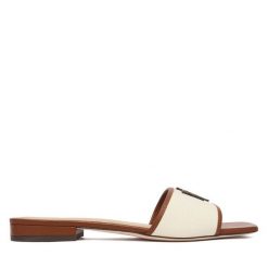 Klapki LAUREN RALPH LAUREN. Klapki Lauren Ralph Lauren, bez wzorów, bez obcasa. Za 579.99 zł.