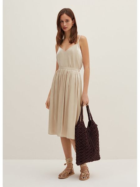 STEFANEL Spódnica w kolorze złotym rozmiar: 48. Żółte spódnice Stefanel, bez wzorów, midi. Za 109.26 zł.