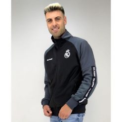 Kultowa bluza z zamkiem Madridista. Bluzy REAL MADRID, m, bez wzorów, bez kaptura. W wyprzedaży za 279.41 zł.