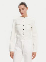 Guess Kurtka przejściowa 172731 Biały Classic Fit. Białe kurtki Guess, m, z aplikacjami, z bawełny, bez kaptura. Za 377.00 zł.
