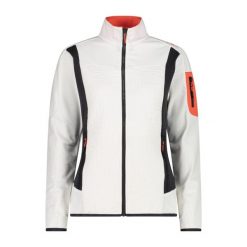 Bluza damska turystyczna CMP 34E6846. Białe bluzy CMP, xl, bez wzorów, z materiału, z kapturem. Za 184.99 zł.