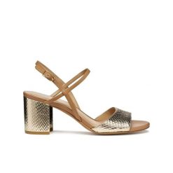 Damskie sandały na obcasie Geox Virnilisa 65. Brązowe sandały Converse, bez wzorów, z materiału, bez obcasa, na obcasie, bez zapięcia. Za 326.00 zł.