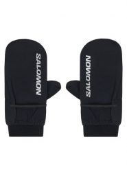 Salomon Rękawiczki Bonatti Waterproof LC2052000 Czarny. Czarne rękawiczki Salomon, bez wzorów, z materiału, sportowe. Za 189.99 zł.