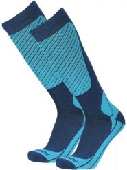 Skarpety narciarskie damskie Fundango Ski Socks. Niebieskie skarpety FUNDANGO, bez wzorów, z materiału. Za 79.90 zł.
