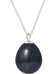 Pearl Addict Srebrny naszyjnik z zawieszką - dł. 42 cm rozmiar: onesize. Czarne naszyjniki Pearl Addict, z perłą, srebrne. Za 208.99 zł.