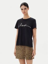 Vero Moda T-Shirt Kami 10332587 Czarny Relaxed Fit. Czarne t-shirty Vero Moda, xl, bez wzorów, z bawełny, bez kołnierzyka, bez ramiączek. Za 59.99 zł.