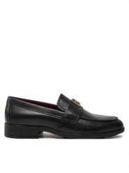 Tommy Hilfiger Lordsy Th Leather Classic Loafer FW0FW07961 Czarny. Czarne lordsy TOMMY HILFIGER, bez wzorów, ze skóry, bez obcasa, bez zapięcia. Za 459.99 zł.